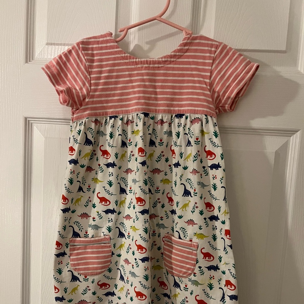 3T/4T dinosaur dress with matching ruffled underpants